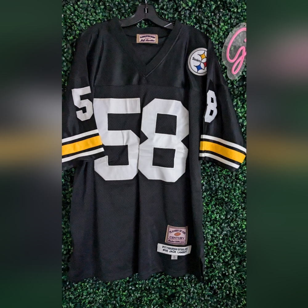 Jack Lambert Players Of The Century Jeff Hamilton Ltd 2004 jersey XL 52 Steelers